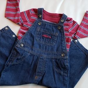 Carter's Denim Overalls Set